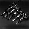 Professional 5.5/6/7/8/9 '' Silver Pet Dog Grooming Hair Scissors Cutting Barber Haircut Shears Hairdresser Scissors
