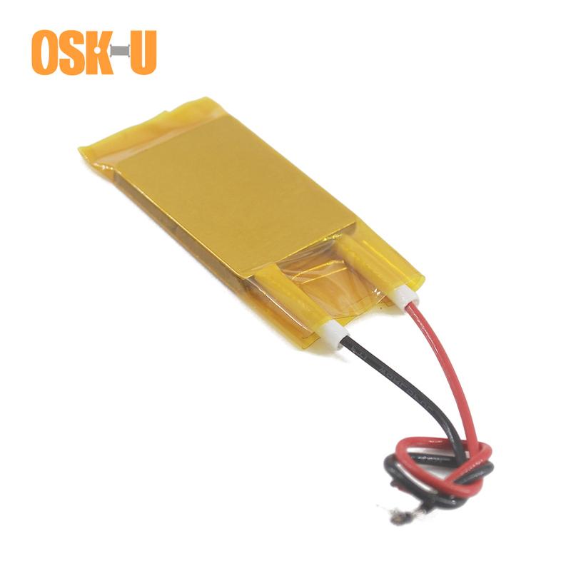 2pcs DC12V PTC Heating Element 30x24x3mm 60/180/140/230 Degree Insulated Film Thermostatic PTC Heater Plate for Yogurt machine