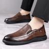 Брендовые мужские летние кожаные туфли в деловом стиле из натуральной кожи, модные новые мужские перфорированные дышащие туфли дерби