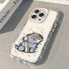 Милый Полый Пушистый Чехол-Зеркало с Собачкой Для iPhone 17 Pro Max Чехол 7 8 15 14 16 Plus 13 12 11 Pro X XS XR 16E 17Air Чехол