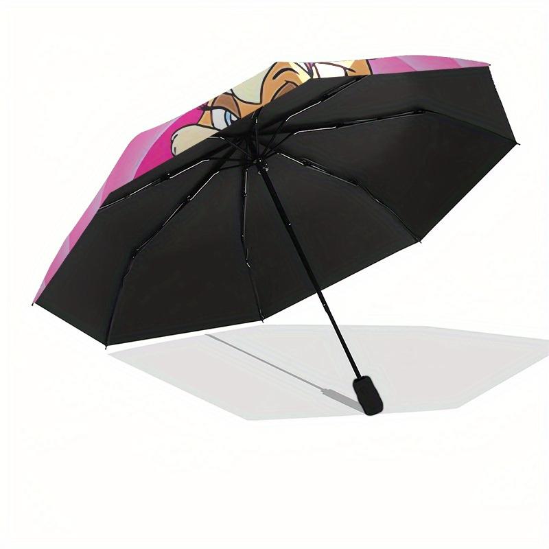 1pc Looney Tunes Character Artwork Umbrella with Plastic Handle,Suitable for All Seasons Home Travel Outdoor UmbrellaM964