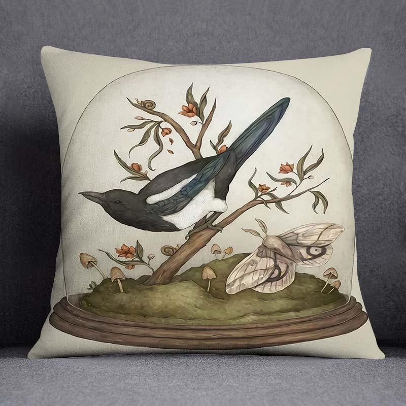 Серия лесных животных, наволочка с декоративным узором для гостиной, дивана, спальни, украшение для дома, наволочка, украшение автомобиля, подушка
