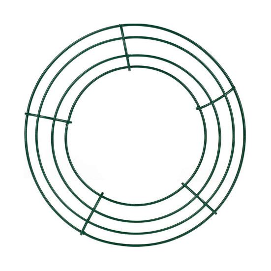 Yousheng 20cm/25cm Metal Hoop Wreath Frame Wire Ring Flower Garland Holder DIY Wreath Making Supplies for Festival Wedding Party