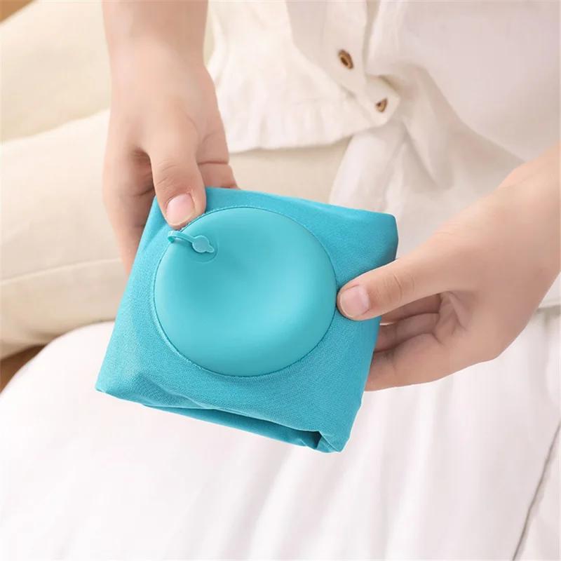 Travel Pillow Air Inflatable Airplane Car Pillows Folding Portable Press Bed Pillows Waist Pillow Neck Cushion Office Supplies