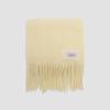 ROLAROLA LACE LABEL HAIRY MUFFLER LEMON