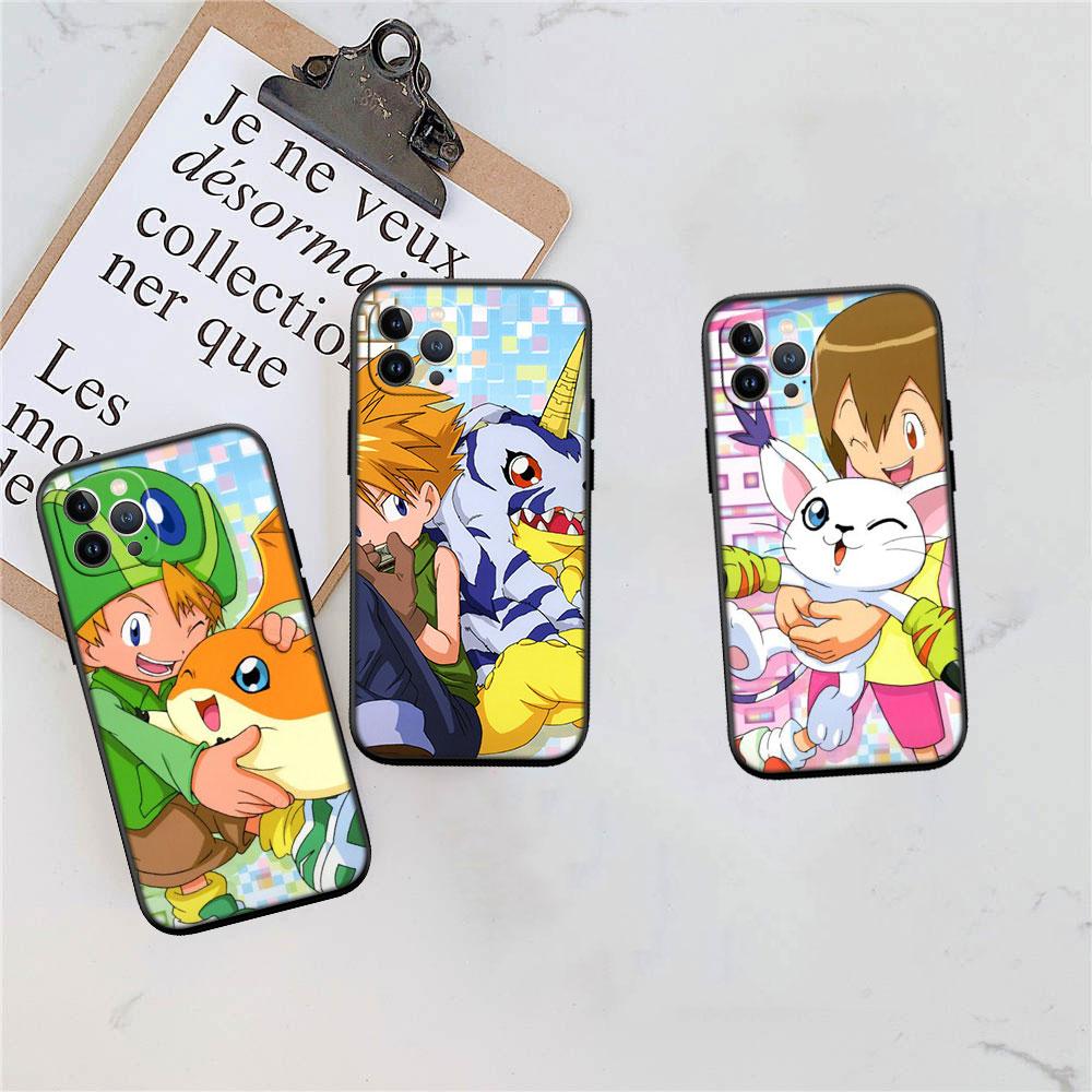 LO29 D-Digimons Мягкий чехол для телефона OPPO A40 A60 A80 A15 A16 A16K A12 A17 A17K A54 A54S A53 A53S A55 A56 A57 A98 F23