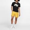 Nike Футболка Seasonal Statement 6 с большим логотипом Dri-Fit, трикотажная, с круглым вырезом и коротким рукавом, мужские топы, черная BQ0691-010