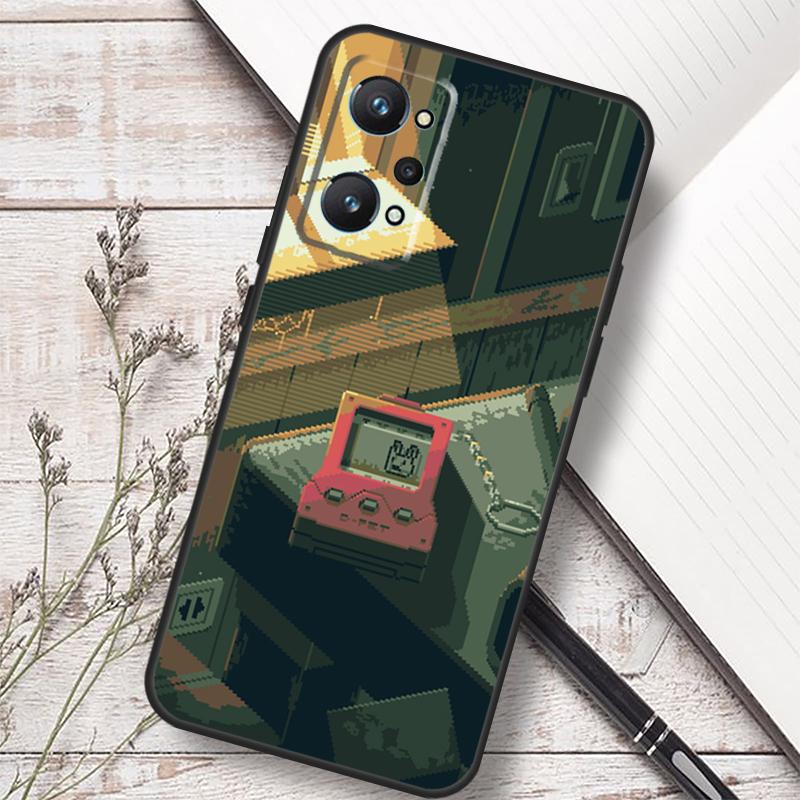 Pixel Art Aesthetic For Realme 14 13 10 11 12 Pro Plus GT 7 Pro 6 5 GT 6T C67 C61 C55 C53 C51 C21Y C25S C75 Case