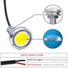 23mm Auto DRL 12V Car Led Eagle Eye Bulb DayTime Running Turn Signal Lights Backup Reversing Parking Lamps Waterproof Fog Silver