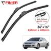 2PCS Wiper Blades For Honda Accord 7th Gen 2002-2007 26" 16" Fit Front Windshield Windscreen Window Brushes Cutter Accessories 2004 2005 2006 2007