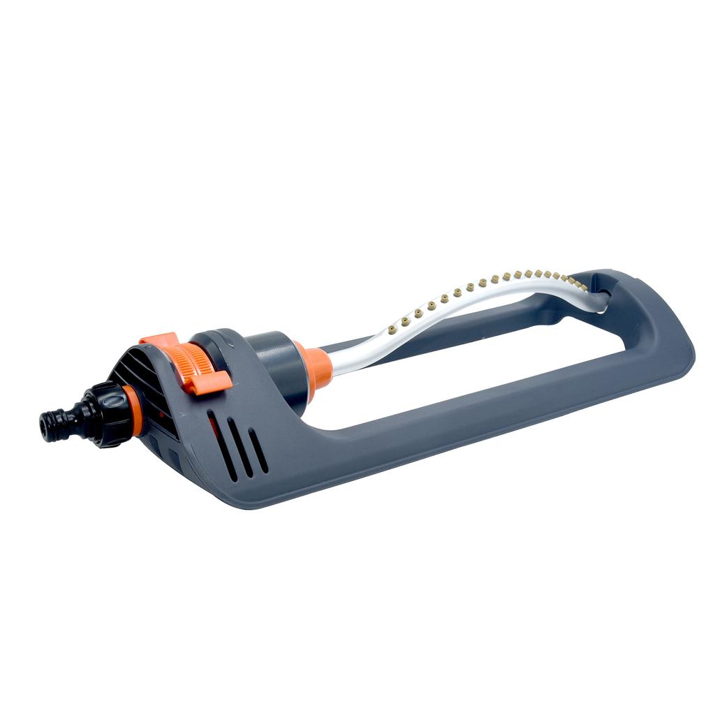 Automatic Oscillating Lawn Sprinkler with 19 Hole Nozzles Garden Water Sprinkler Watering Device for Garden Agricultural