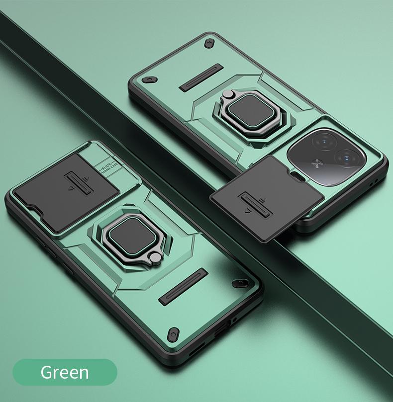 Чехол для объектива камеры Slide для VIVO IQOO Z9 Turbo, противоударный защитный держатель, задний чехол для Vivo V30 Pro S18 iQOO Z9X, чехол для телефона