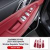 For BMW X5 G05 2025-2025 LHD Car ABS material Window button frame door glass lift panel decorative stickers interior accessories