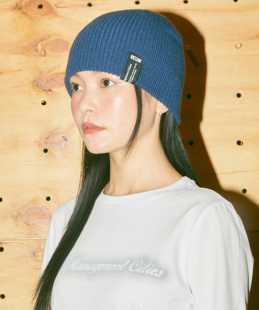LMC Label Короткая шапка-бини Синяя