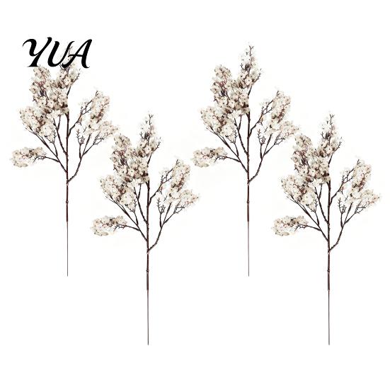 Elegant Artificial Sprays for Dining Realistic Flowers Autumn Home Decoration, Silk Floral Seasonal Fall Arrangements Branches Halloween Table