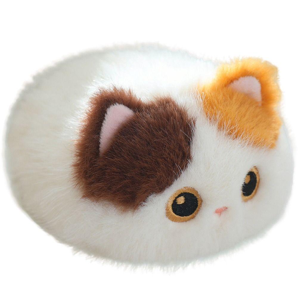 Fluffy Kitten Dolls Cartoon Black Cat Plush Birthyday Xmas Gift Cat Plush Toys Baby Gifts