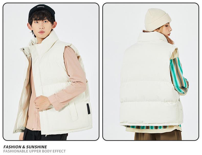 Мужская модная зимняя тяжелая хлопковая жилетка, доступны большие размеры