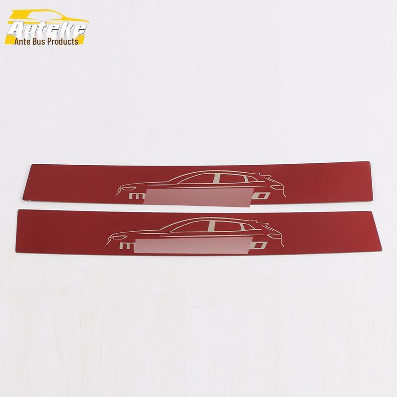 Stainless Steel Rear Guard Plate for D60 Tailgate Trunk: Decorative Sequin Accessories