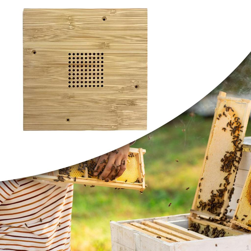 Bee Escape Board Beekeeping Equipment Wood Sturdy Construction Portable Frame Compact Hive Divider