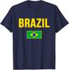 Бразилия Бразильский Флаг Brasil Bandera Bandeira Футболка