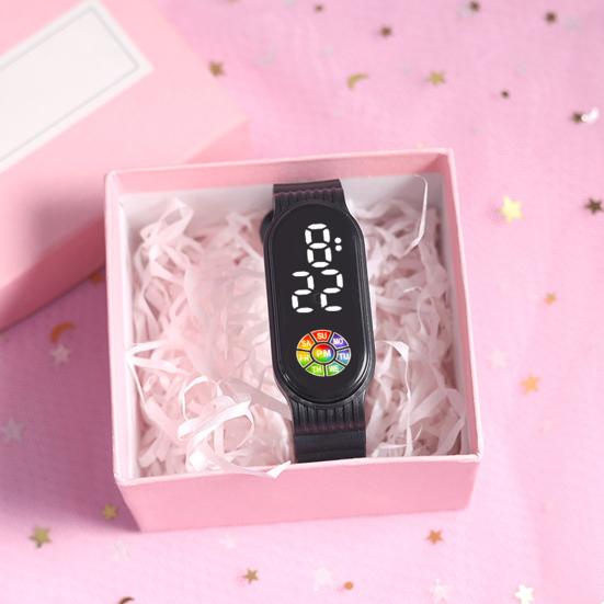 Наручные часы с сенсорным управлением, цифровой дисплей, водонепроницаемый, высокая четкость, удобно носить, точное время, широко используемые многофункциональные детские электронные часы