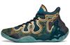 Men's Sneakers ANTA Star Mountain Basketball Shoes Men's High-top Digital Blue/Carbon Gray/Metal Gold