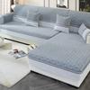 Four Seasons Full Surround Chenille Sofa Cover Hot Selling Anti Slip Seat Cushion New Straight Row Leather Sofa Cushion