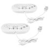 2x 1x Wired Classic Controller For Nintendo Wii/Wii U Remote