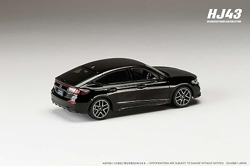 HobbyJAPAN HJ43 Масштаб 1/43 Honda Civic (ФЛ4) и:Модель с отделкой HEV Crystal Black Pearl