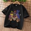 Новые детские футболки Five Nights At Freddys FNAF с мультяшным принтом Детские повседневные спортивные топы с короткими рукавами Детская одежда