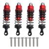 4Pcs RC Shock Absorber Aluminum Alloy Lightweight 1 10 Remote Control Cars RC Shock Damper 70mm Red