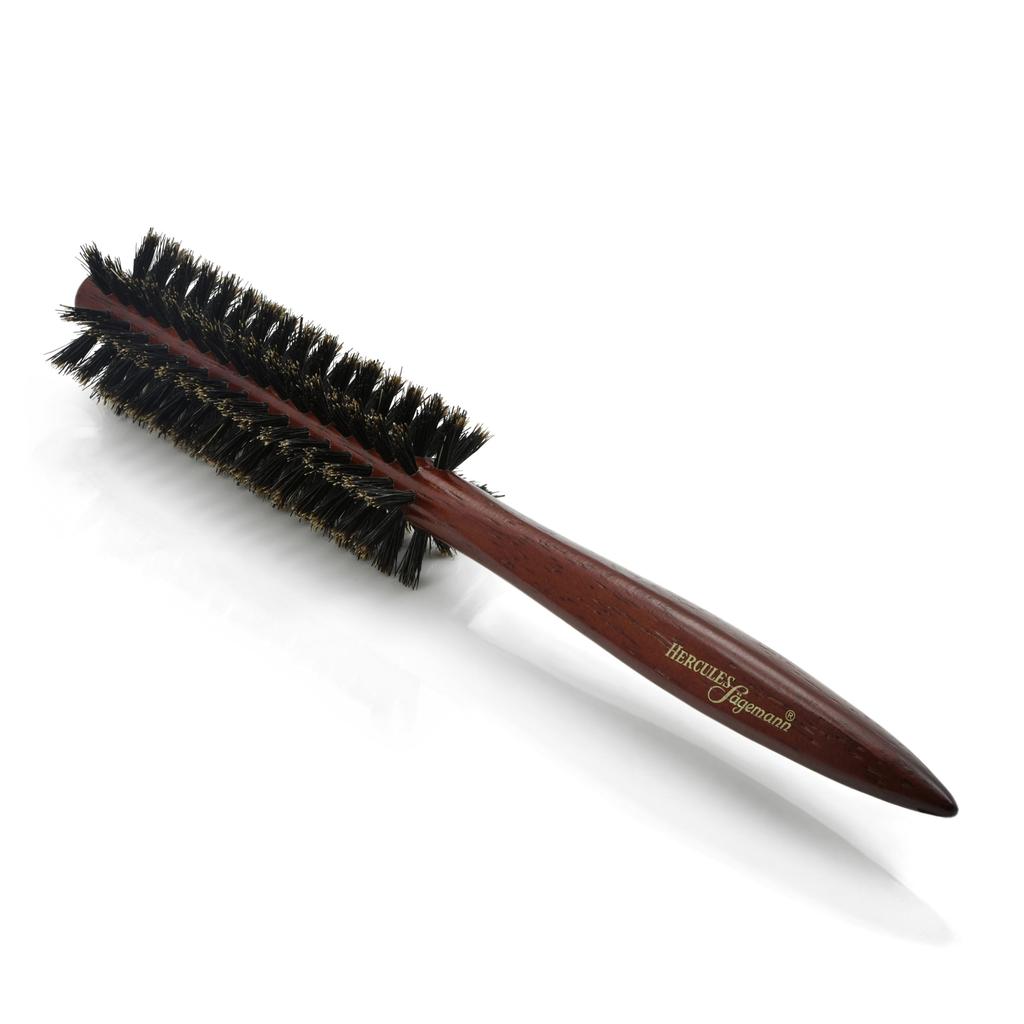 Hercules Sägemann Round Brush Small Size 9626, Mahogany 12-rows