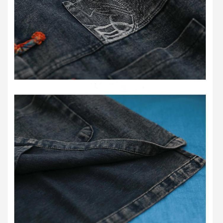 Cowboy Vest Women's Retro Plus Size Casual Vest Trend All-match Waistcoat Denim Jacket Coats