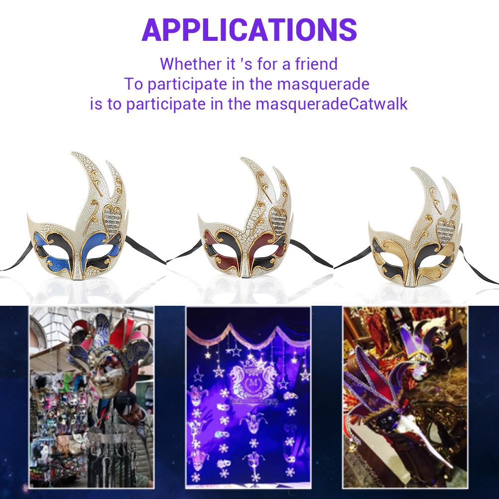 Венецианская полумаска для вечеринки, маскарадная маска, венецианские костюмы, карнавальная маска