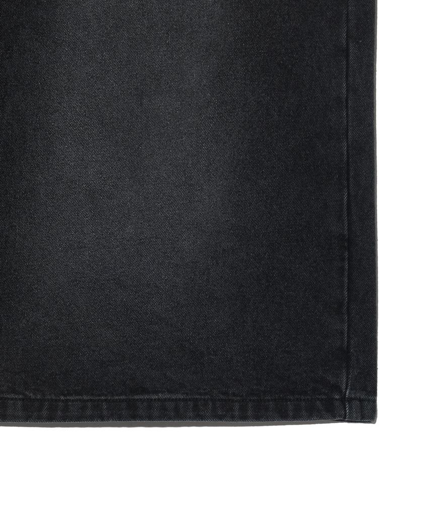 PHYSICAL DEPARTMENT Washed Bermuda Denim Shorts_Black