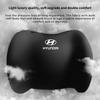 3D Memory Foam Car Logo Seat Headrest Lumbar Support Neck Cushion  For Hyundai I30 I20 IX35 I40 Tucson Getz Veloster Kona B32