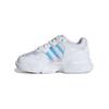 Originals Yung-96 El I Fabric Breathable Low-Top Walker Shoes Baby Shoes White Blue EE6739