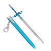 Sword Art Online Keychain SAO Eugeo Blue Rose Sword One-Handed Sword Pendant Keyring SAO Couple Keychain