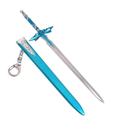 Sword Art Online Брелок SAO Эугео Меч Голубой Розы Одноручный Меч Подвеска Брелок SAO Брелок для пары