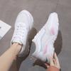 Women's Shoes 2025 New Ins Fashion Breathable Little White Shoes Flat Bottom Lightweight Dad Shoes Casual Sports Shoes Women