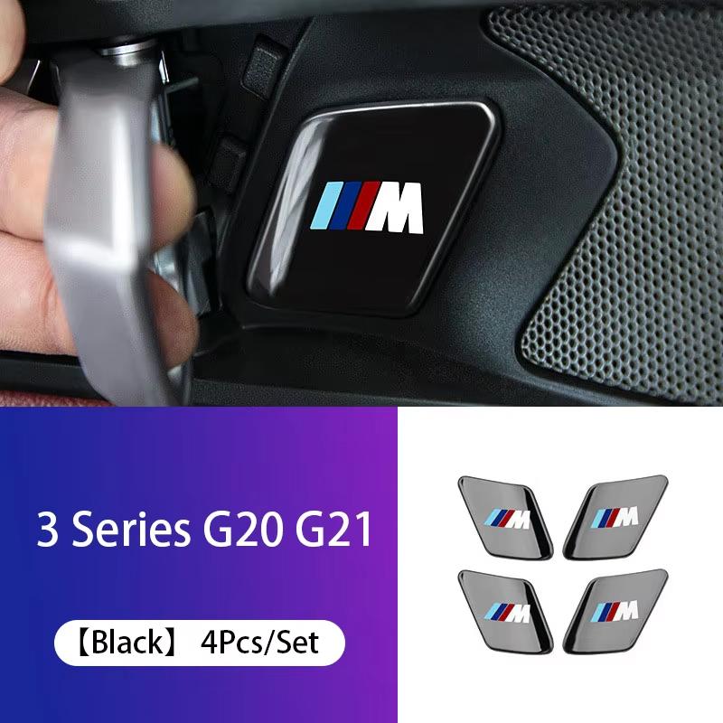 NTSM5 Motorcycle sticker /Car Inner Door Bowl Stainless Steel Protection Cover Stickers For BMW M E90 E60 F30 F10 E39 E36 F20 G30 G20