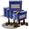 Satya Nag Champa Backflow Incense Cones for Waterfall Aromatic Smoke Fountain Haze Falls and Mat Bundle - Pack of 6