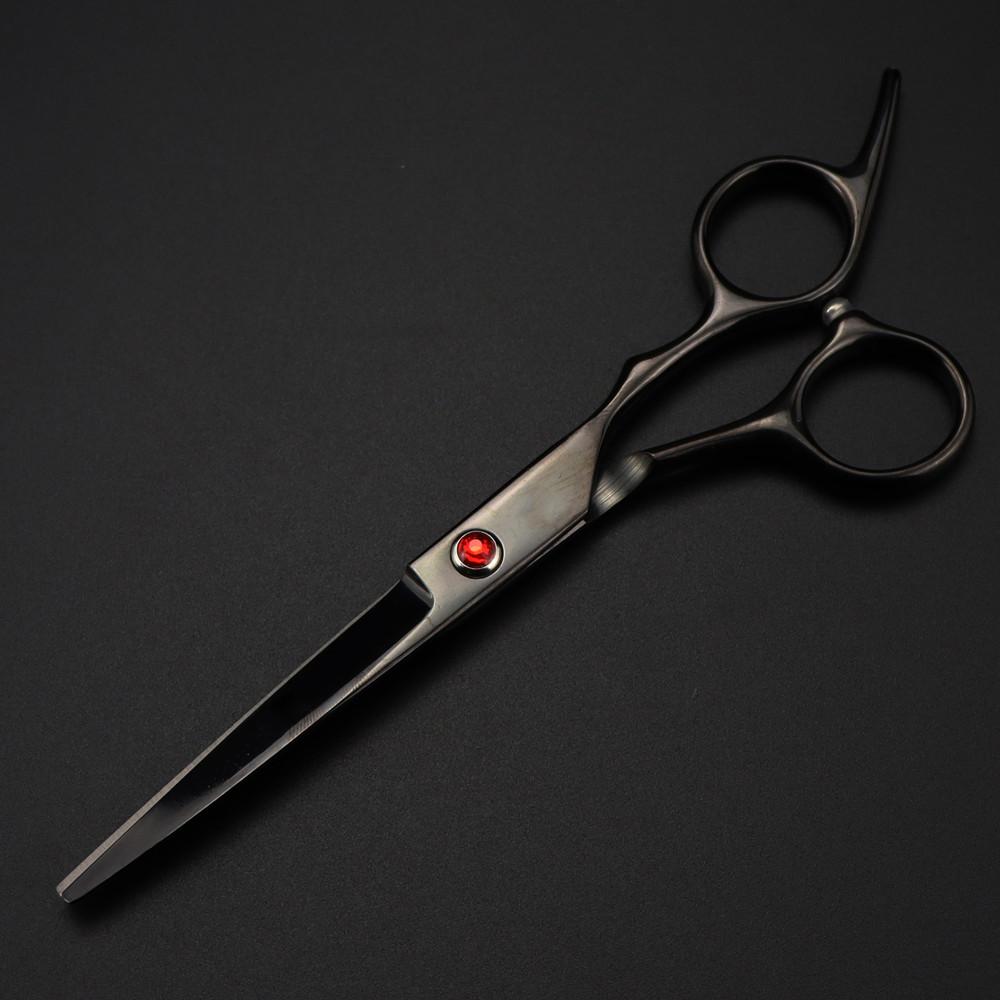 Профессиональные 6-дюймовые ножницы Red Gem для стрижки волос, филировочные парикмахерские инструменты, ножницы для стрижки, парикмахерские ножницы