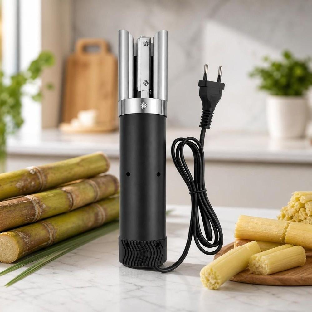 Anti-Splash Electric Sugarcane Peeler Safe Automatic Sugarcane Scraper Fruit Shop