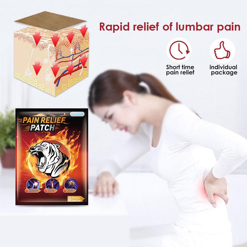 8 шт./пакет Tiger Balm пластыри анальгетический пластырь суставы спина пластырь шея мышцы тело травяной пластырь