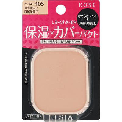 Elucia Platinum Moist Cover Foundation Refill 405 Ochre 10g Skin Makeup Elcia Platinum После кондиционирования кожи с помощью базы под макияж Elcia, нанесите