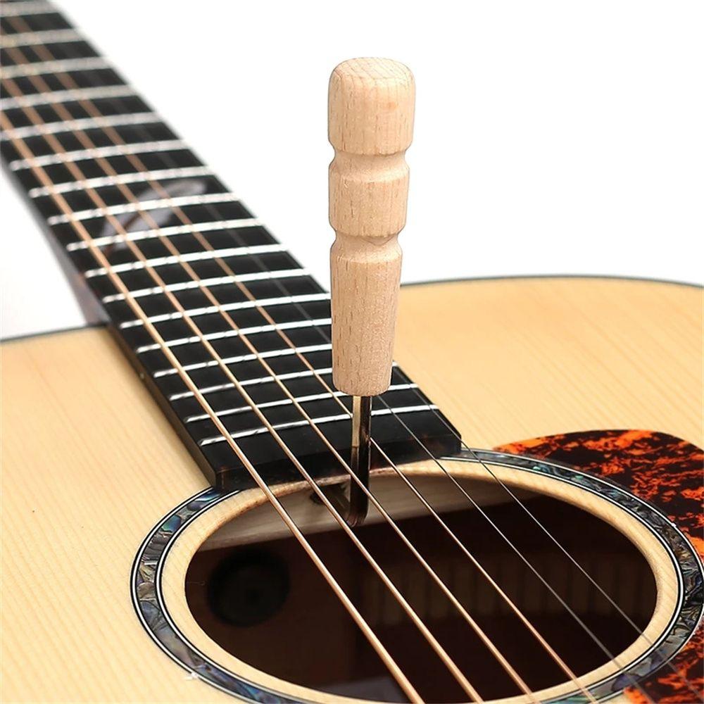 Wooden Handle Guitar Neck Guitar Tool Hex Wrench With Allen Key Guitar Wrench Curvature Of Guitar