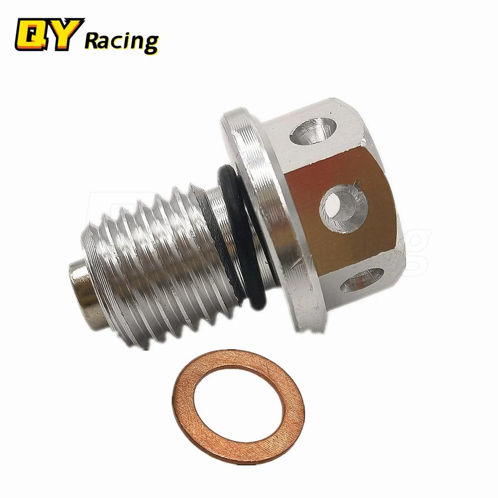 M12xP1.5 Oil Drain Plug Bolt Screw For Honda CRF XR Z 50 CR 80 125 250 480 500 125R 250R XR 100 250 350 500 650L 74-2013