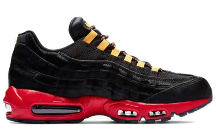 Мужские кроссовки Nike Air Max 95 Китайский Новый год (2019) Черный/Университетский красный-золотой металлик