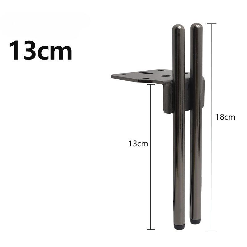 4 шт. 13/15/18 см Металлические регулируемые ножки для мебели Ножки для дивана, ТВ-тумбы, шкафа в ванной, ножка-опора для кровати, домашняя сменная фурнитура